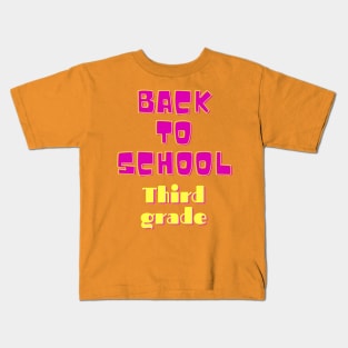 Back to School third grade Kids T-Shirt